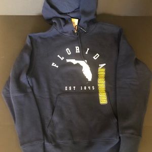 NWT Florida est 1845 Hoodie navy blue